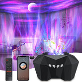 LunarGlow - Aurora Galaxy Maanprojector met Bluetooth-luidspreker